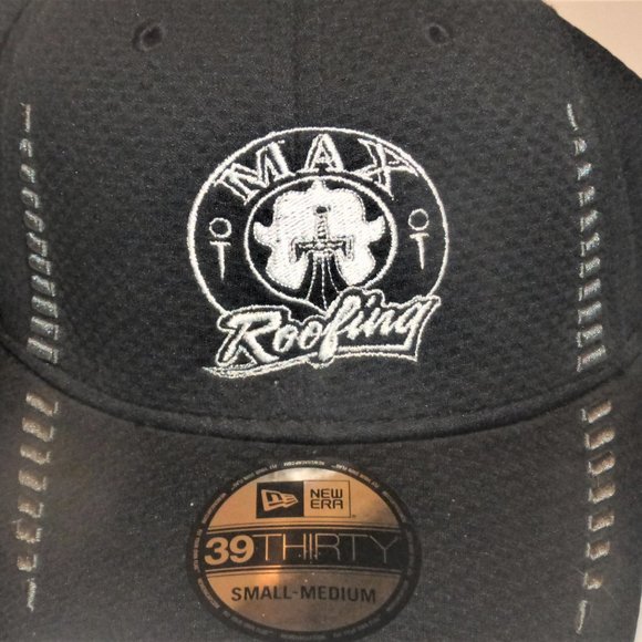 BX15 -- New Era 39 Thirty MAX ROOFING Hat SM-MED Men's Baseball Cap Men's Cap - Picture 2 of 7